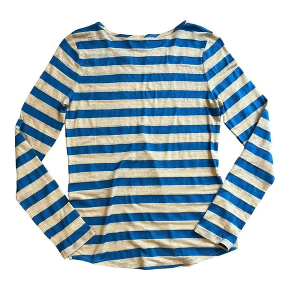 Ann Taylor Loft long sleeve pocket tee - Picture 2 of 6